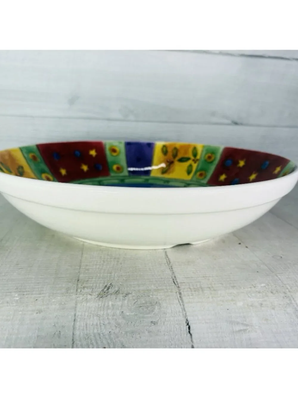 Sango Sue Zipkin SWEET SHOPPE CHRISTMAS 3041 Snowman Ceramic Pasta Serving Bowl